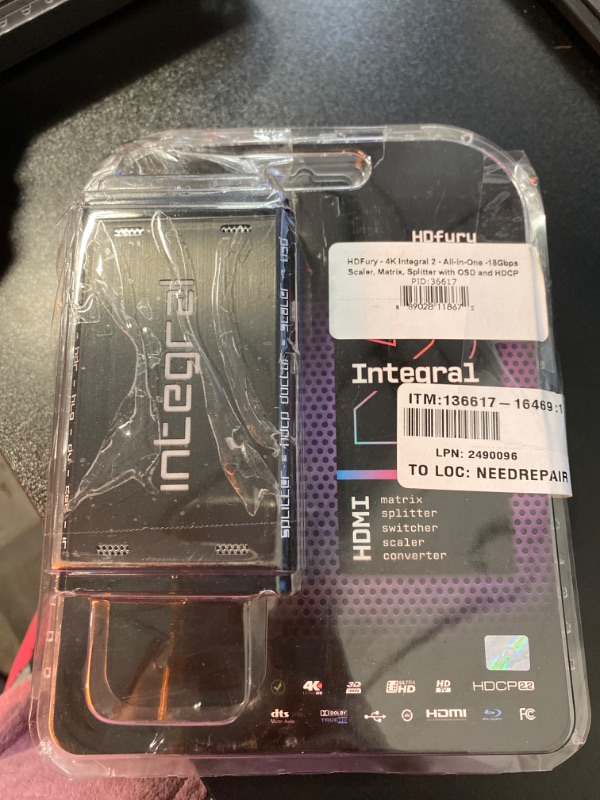 HDFury Integral 2 4K HDR Splitter HDMI Audio Extractor Support Two Input