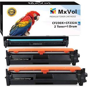 Toner Compatible HP 30X CF230X Toner Cartridge (2 Toners, 1 Drum, 3-Pack)