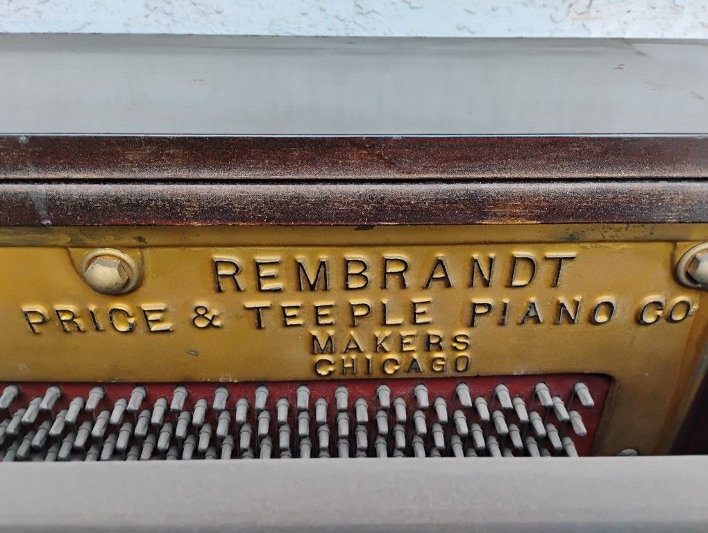 Rembrandt upright grand piano. Make offer. You haul.